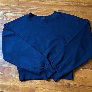 Wild Fable Women's Navy Crew Neck Sweater